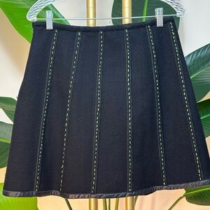 Black and green mini skirt by Weekend Max Mara